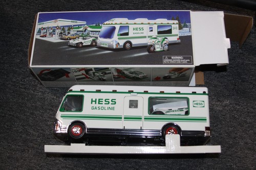 Hess LKW Wohnmobil Hauler mit Dünenbuggy und Motorrad 1998 NOS - Bild 1 von 3