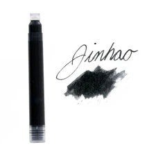 JinHao Fountain Pen International Size Ink Cartridge, Black Ink, Each