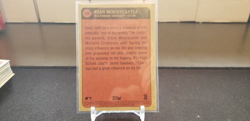 Ryan Mountcastle 2021 Topps Heritage RC Boyhood Photos of the Stars Orioles - Picture 2 of 2