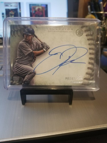 2015 JOC PEDERSON #24/99 BOWMAN INCEPTION "AUTO" ROOKIE #RA-JP MINT. - Picture 9 of 9