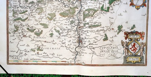 XVI ème - Comté de Namur Superbe Carte par Ortelius 56,7 x 46,5 Editée en 1579 - Bild 3 von 5