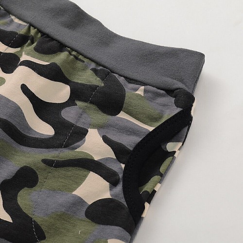 Newborn Baby Boy Camo Tracksuit Outfits Hoodie Sweatshirt Tops Pants Set Clothes - Picture 9 of 12