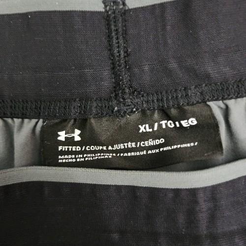 Under Armour Fitted Activewear Shorts Men’s Size XL Gray Elastic Waistband - Picture 6 of 10