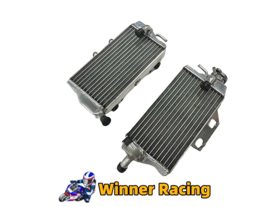 Radiador de aluminio para Honda CR125R CR 125 R 2005-2007 2006 derecho+izquierdo reforzado Foto 2 de 4