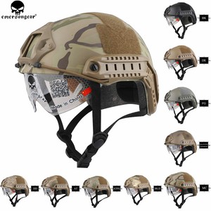 Emerson-FAST-Helmet-With-Protective-Goggles-MH-Tactical-Combat-Airsoft-Helmets