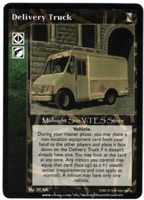 Delivery Truck Keepers of Tradition V:TES VTES Vampire CCG