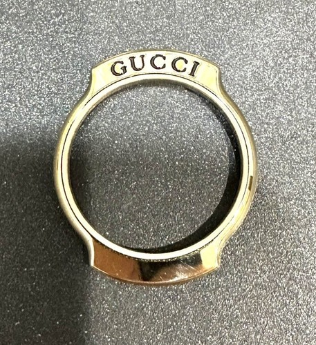 New Genuine Gucci 8000L, 8200L Gold Plated Complete Bezel With Glass Crystal - Picture 1 of 4