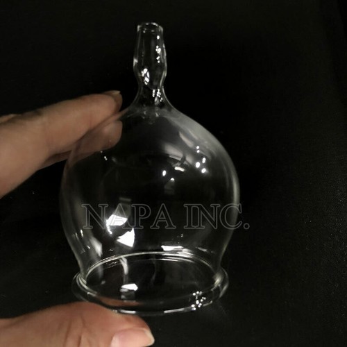 2PCS 6cm Glass Cupping Cups Reusable Massage Cups For Vacuum Therapy SPA Machine - Picture 11 of 12