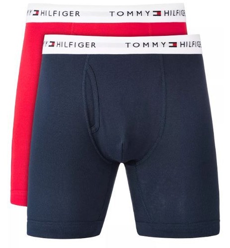 2 TOMMY HILFIGER BLACK GRAY BLUE GREEN COTTON SIZES 2XL TO 6XL BOXER BRIEFS NWT - Picture 49 of 49