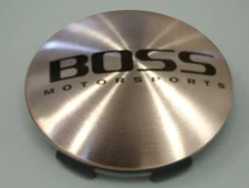 BOSS MOTORSPORTS WHEEL RIM CENTER CAP 3197 BRUSHED ALUMINUM FINISH 
