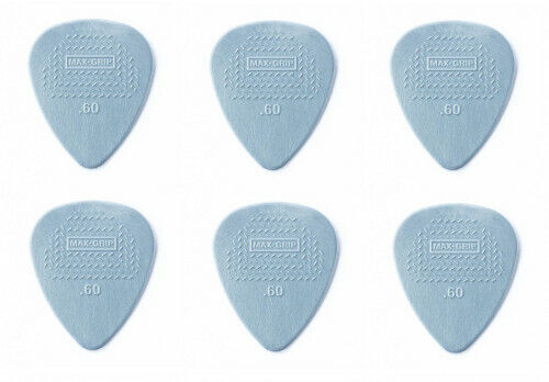 Dunlop Nylon Max Grip Plektren 0,60 mm (6 Stück oder 12 Stück) - Bild 1 von 3