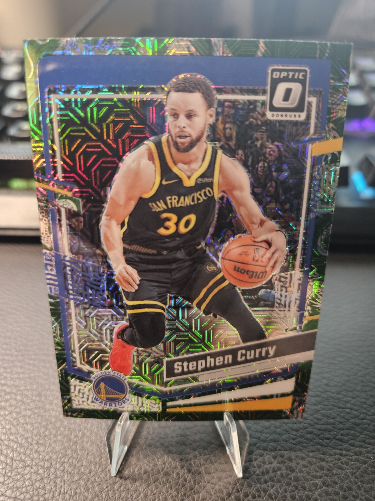 2023-24 Panini Donruss Optic - Dragon SSP Mojo #198 Stephen Curry