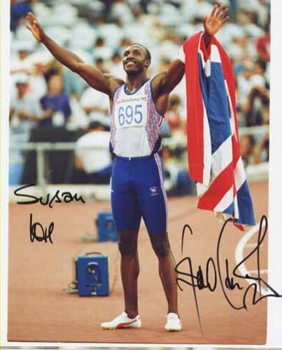Linford Christie - Atleta - Foto Firmada - Certificado de Autenticidad (12204) - Imagen 1 de 1