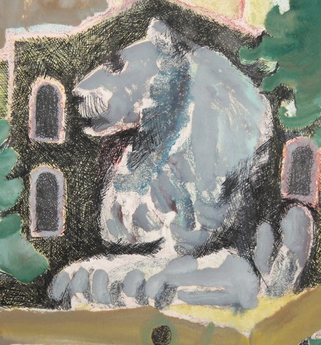 Vintage Abstract print landscape - Picture 7 of 8