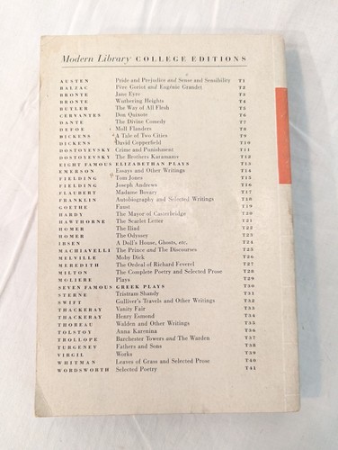 The Scarlet Letter By Nathaniel Hawthorne Vintage Paperback 1950 Modern Library - Picture 7 of 7