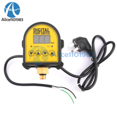 #ad Intelligent Wate Digital Pressure Controller Switch 220V For Water Ail Gas Pump $27.44