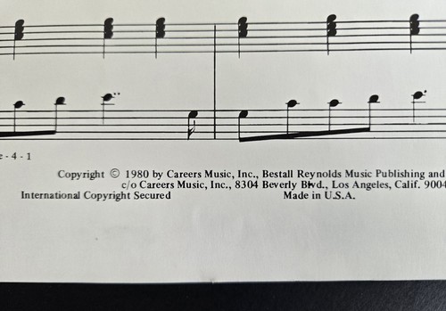 Air Supply The One That You Love Noten Klavier 1980 Karriere Musik USA VERKÄUFER - Bild 3 von 5