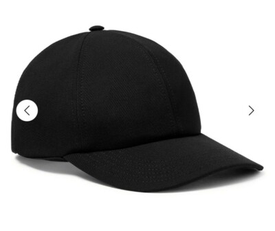 キャップ VALENTINO LOGO CAP VY2HDA10\tEWJ\t0NO\tNERO VALENTINO Logo-Embroidered Stretch-Wool Twill Baseball Cap