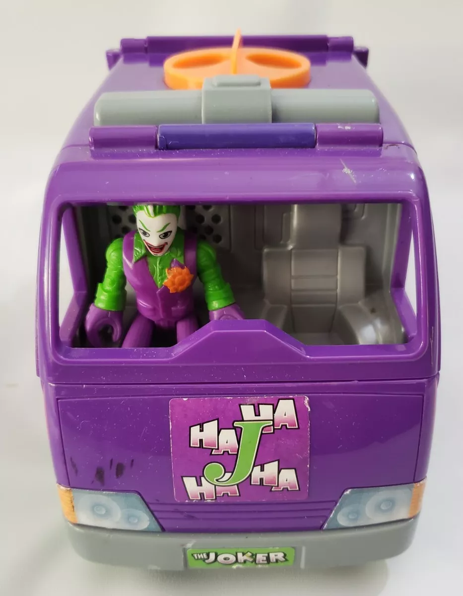 Fisher Price Imaginext Joker Van DC Super Friends Purple With
