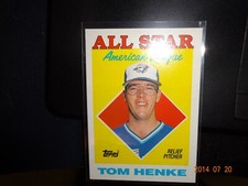 1988 Topps - All Star #396 Tom Henke