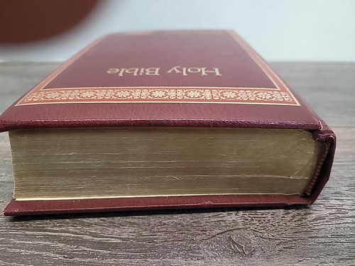 Vtg Holy Bible King James Version Giant Print Reference Edition 1976 Leather - Picture 5 of 12