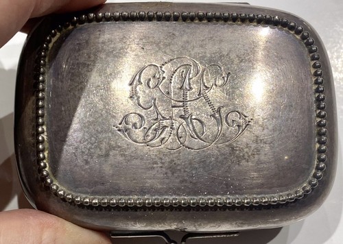 5 Antique Silverplate Hinged Soap Holders Victory Silver & E G Webster - Picture 9 of 22