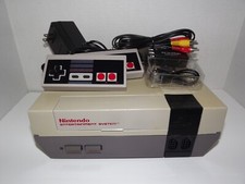 Original Nintendo NES System Console, hook ups, New AV to HD Converter
