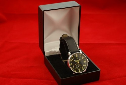 OLD stock wrist watch Luftwaffe German WAR2 WW2 style Vintage Russian USSR - Picture 6 of 6