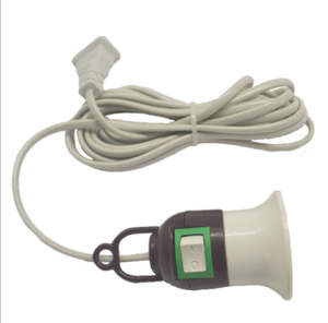 Home-E27-Screw-Light-Lamp-Bulb-Holder-Cap-Socket-Switch-Power-Cable-Cords