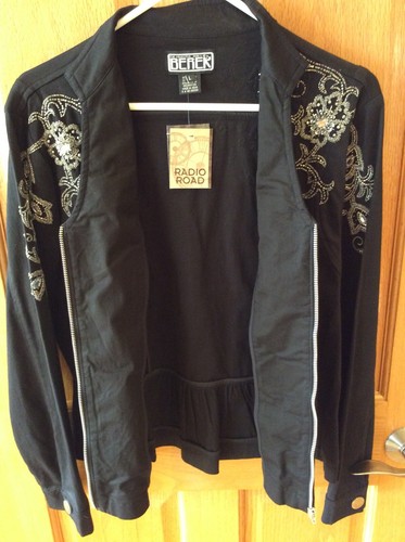RADIO ROAD Perlenjacke - schwarz, Gr. L, Nashville, neu, nie getragen, wunderschön! - Bild 6 von 11