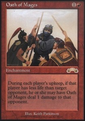 MTG magic cards 1x Oath of Mages Exodus Light Play, English - Picture 1 of 1