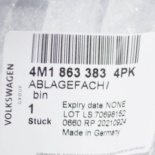 Neu AUDI Q7 4M Mittelkonsolen-Ablagefachverkleidung 4M18633834PK LHD Original - Bild 9 von 9