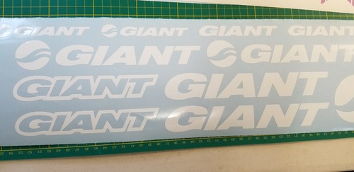 Giant Bike Frame Decals. Road XC DH AM MTB. 33 Custom Colors. USA Seller! - Picture 3 of 8