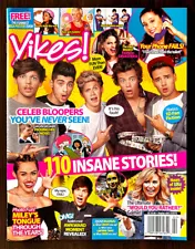 Yikes! Magazine Feb. 2014 posters, Miley One Direction Selena Ariana Grande J-14