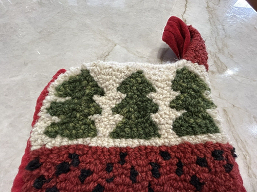 Medias de Navidad de laboratorio amarillas punta de aguja de lana Laura Megroz - Imagen 15 de 20