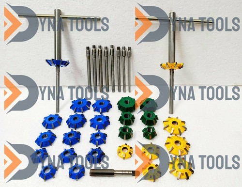43x VENTIERSITZFRÄSER SET HARTMETALLBESTÜCKT CHEVY,FORD,CHRYSLER,GMC,HEMI KÖPFE - Picture 4 of 12