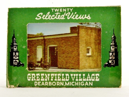 Greenfield Village Souvenir Postcard Box Set, 20 Photos w/Descriptions, CRD-05 - Picture 1 of 23