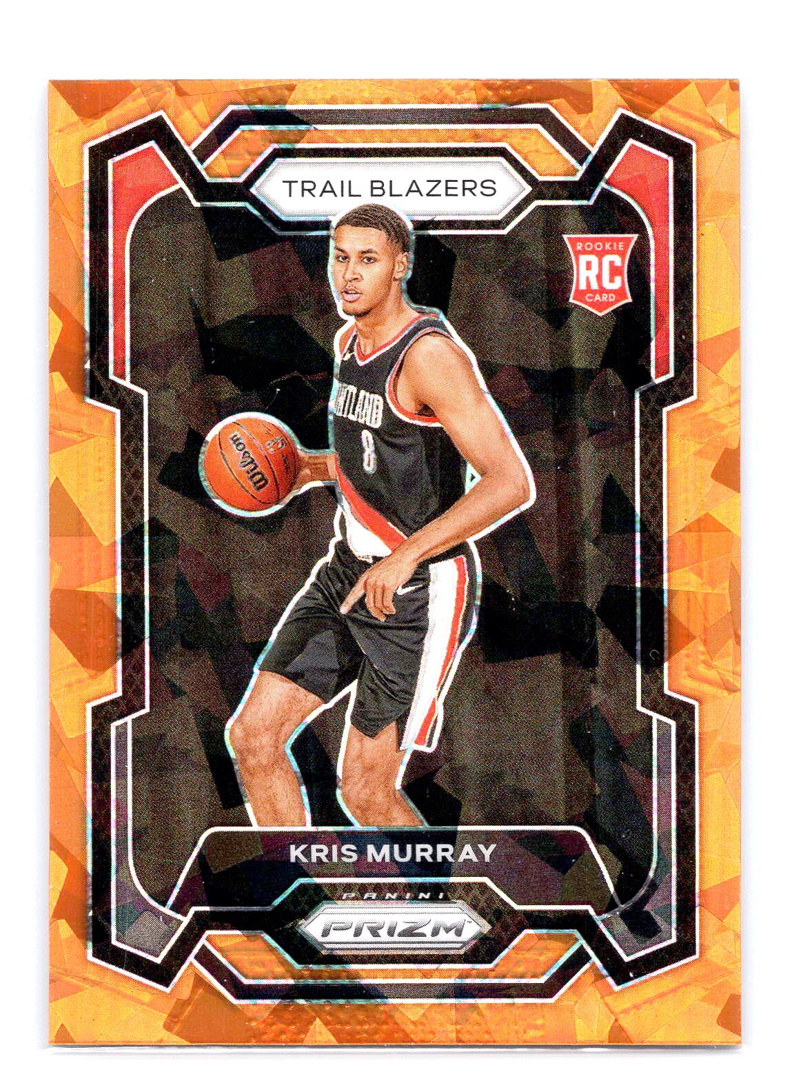 Kris Murray 2023-24 Panini Prizm #142 Orange Ice Rookie RC