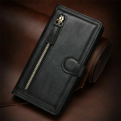 Zipper Magnetic Flip Leather Wallet Case Cover For iPhone 11 Pro XS Max XR 8 7 6 - Picture 35 of 45