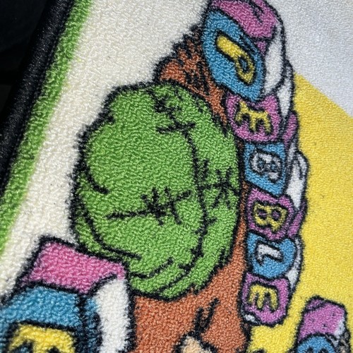 The Flintstones Hanna Barbera Area Rug 1994 General Industries Pebbles 22x35 - Picture 7 of 10