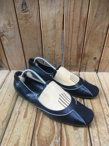 PRADA Ballerina women's Leather /suede Casual Flat shoes Uk 6 EUR 39 C US 9 - Picture 19 of 20