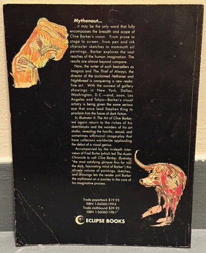 ILLUSTRATOR II: The Art of Clive Barker, VERY GOOD, Rare/scarce - Picture 2 of 7