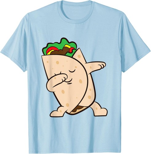 Dabbing Burrito Cinco De Mayo Mexican Food Burritos T-Shirt Hoodie - Picture 9 of 12