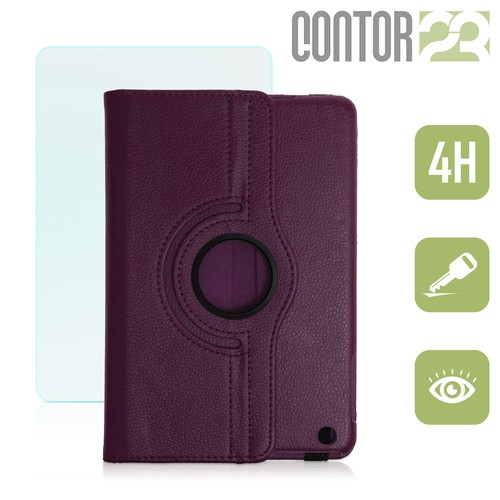 360° Schutzhülle, Tasche, Schutzfolie in PURPLE für 7.9" Apple iPad Mini 1/2/3 - Bild 1 von 7