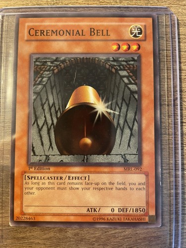Ceremonial Bell MRL-092 Yu-Gi-Oh! Card MP 1st Edition - Picture 1 of 2