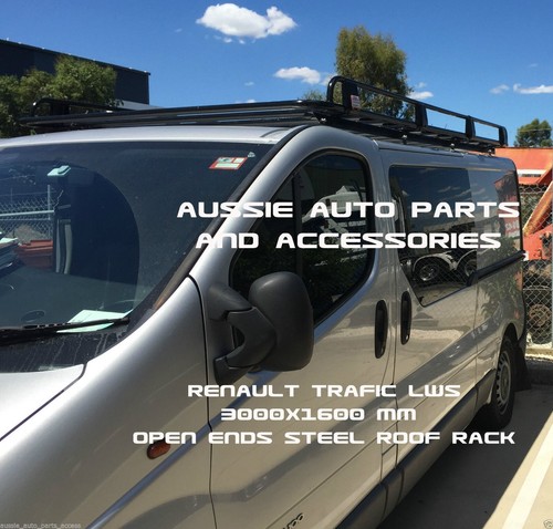 Renault Trafic LWB Tradesman Style Open Ends Alloy Roof Rack 3000x1600mm 2015-on - Picture 3 of 12