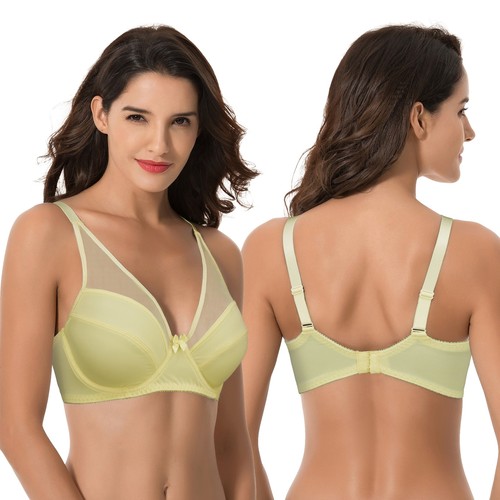 Minimizer Bügel BH in Übergröße mit Blumen- und Leopardenmuster - 2er Pack - Bild 6 von 7