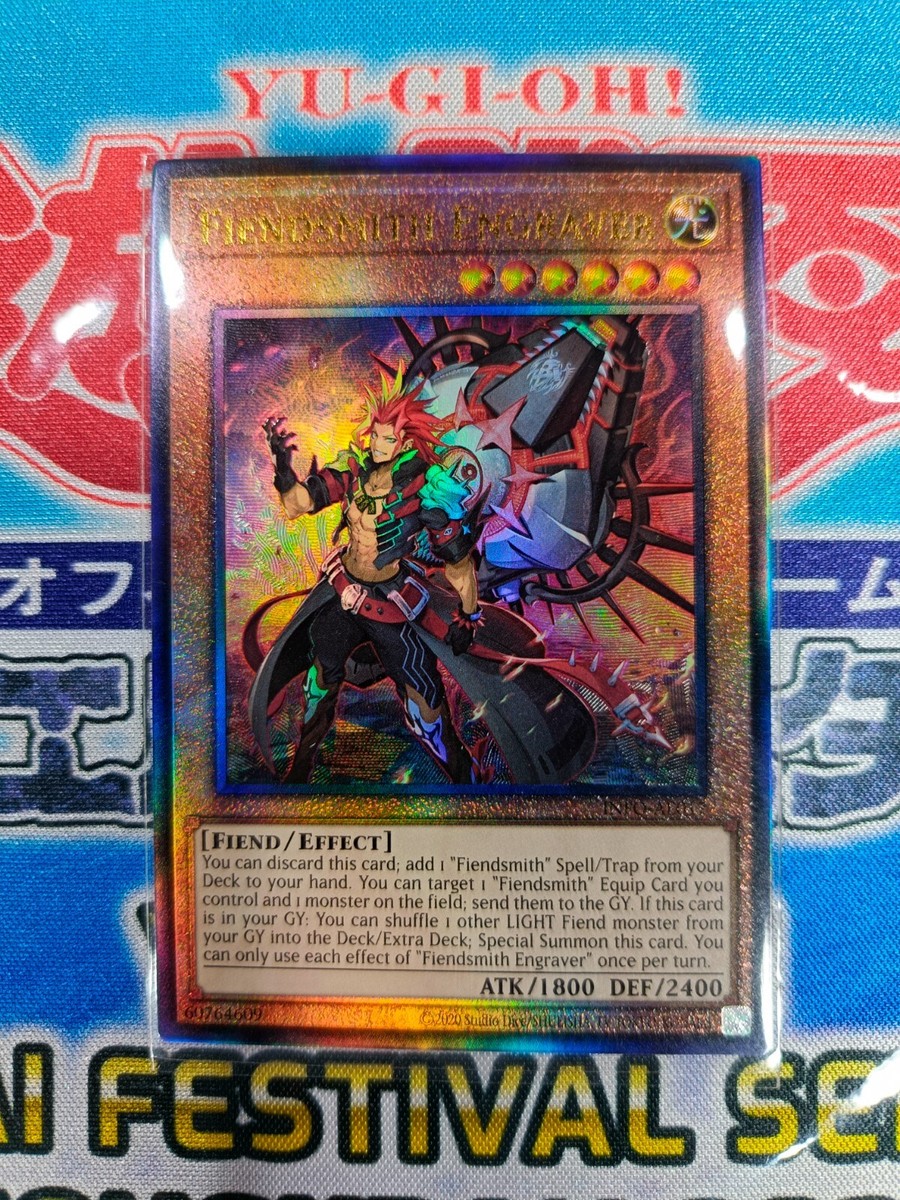Yugioh Asian English OCG INFO-AE017 FIENDSMITH ENGRAVER Yugioh Asian English OCG INFO-AE017 FIENDSMITH ENGRAVER