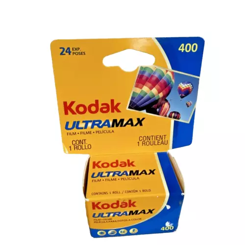 Kodak GC 400 ISO 24 Exposure UltraMax Color Print 35mm Film 11/2021