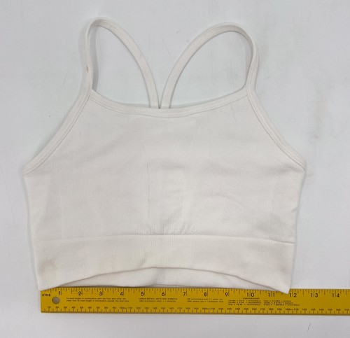 Nike Sports Bra Girls Teens Extra Large White Workout DRI-FIT Logo - Picture 7 of 14